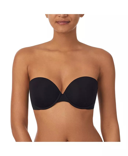 DKNY Women's Smooth Essentials Strapless Bra  Black Size 38DD