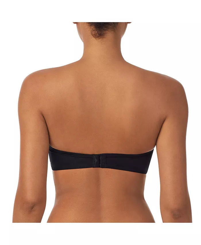 DKNY Women's Smooth Essentials Strapless Bra  Black Size 38DD