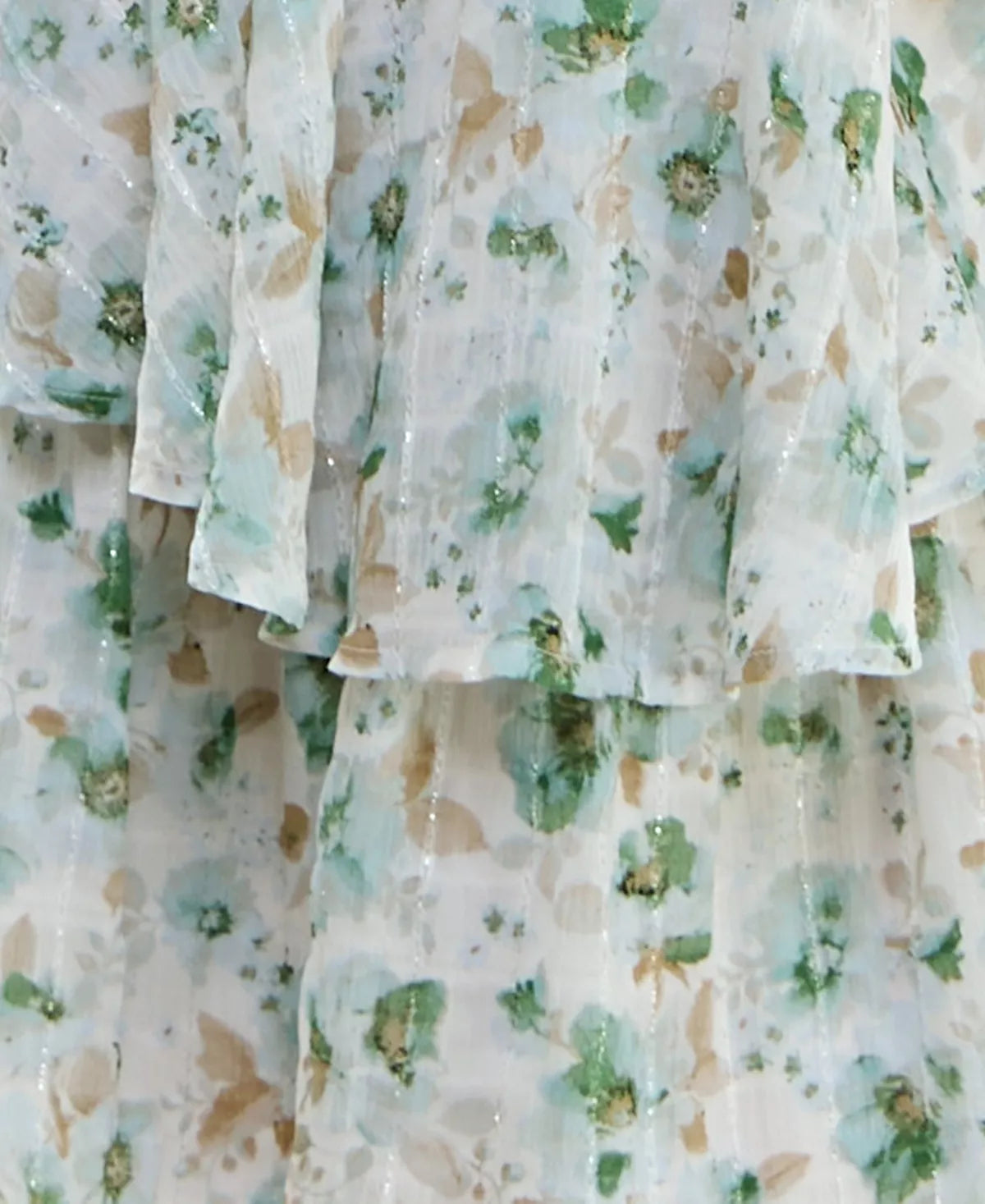 Crystal Doll Juniors Long-Sleeve Tiered Emma Dress Color Ivory Mint Si –  DDT Boutique