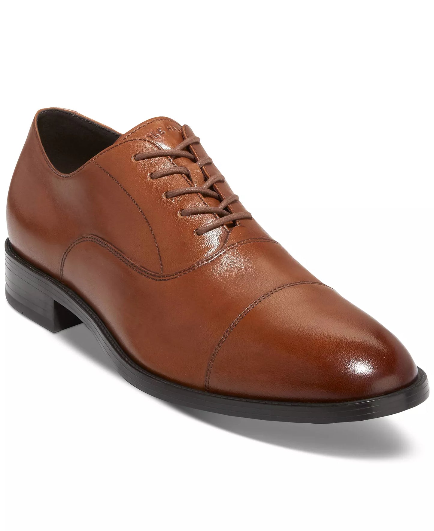 Cole Haan Men's Hawthorne Lace-Up Cap-Toe Oxford Dress Shoes  British Tan Size 8