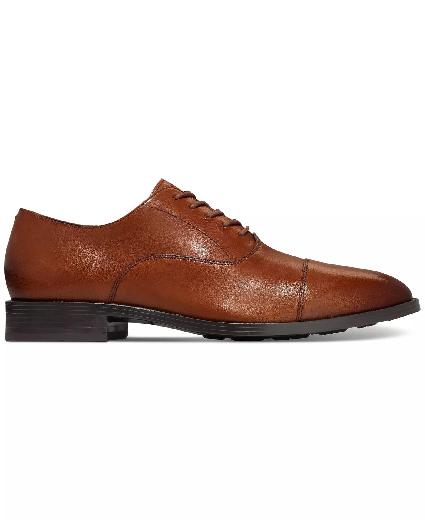 Cole Haan Men's Hawthorne Lace-Up Cap-Toe Oxford Dress Shoes  British Tan Size 8