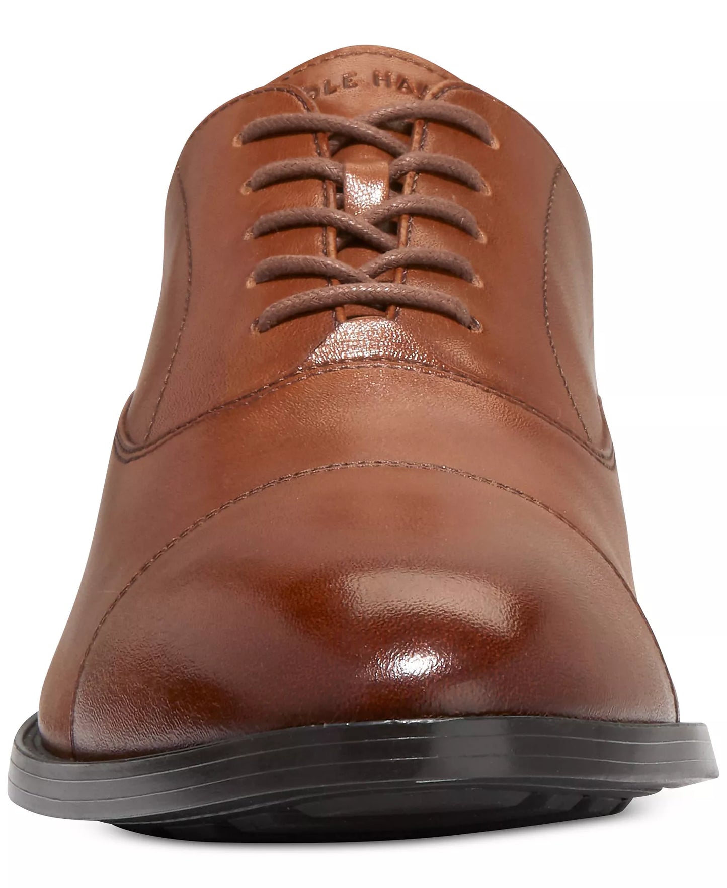 Cole Haan Men's Hawthorne Lace-Up Cap-Toe Oxford Dress Shoes  British Tan Size 8