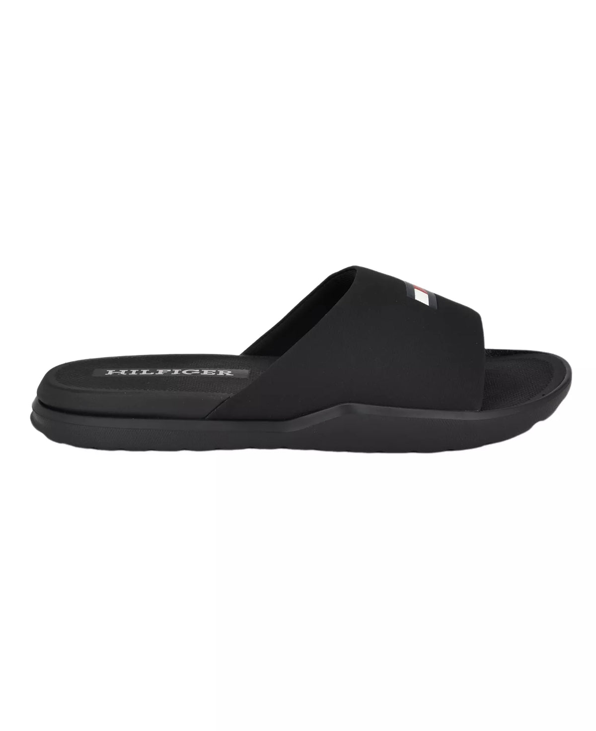 Tommy Hilfiger Men's Marmo Fashion Pool Slides   Black Size 12