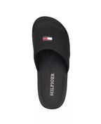 Tommy Hilfiger Men's Marmo Fashion Pool Slides Black Size 12