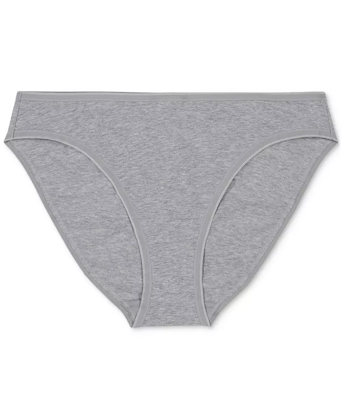 GAP Women's 3-Pk Bikini Underwear  Neutral Pink/Light Heather Grey/Black Size XS