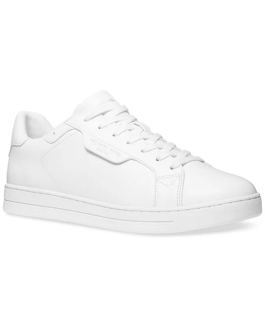 Michael Kors Men's Keating Lace-Up Sneaker  Optic White Size 9.5
