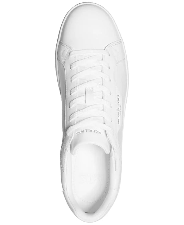 Michael Kors Men's Keating Lace-Up Sneaker  Optic White Size 9.5