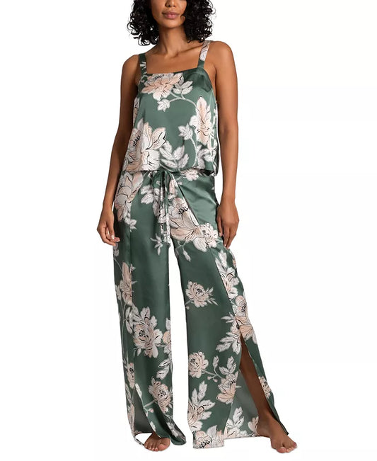 Midnight Bakery Women's 2-Pc. Fiji Long Pajama Set  Green Size S