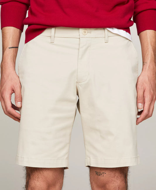 Tommy Hilfiger Men's Brooklyn 1985 9" Shorts  Bleached Stone Size 33