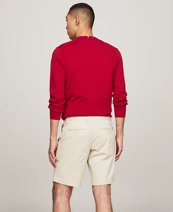 Tommy Hilfiger Men's Brooklyn 1985 9-Inch Shorts   Bleached Stone Size 36
