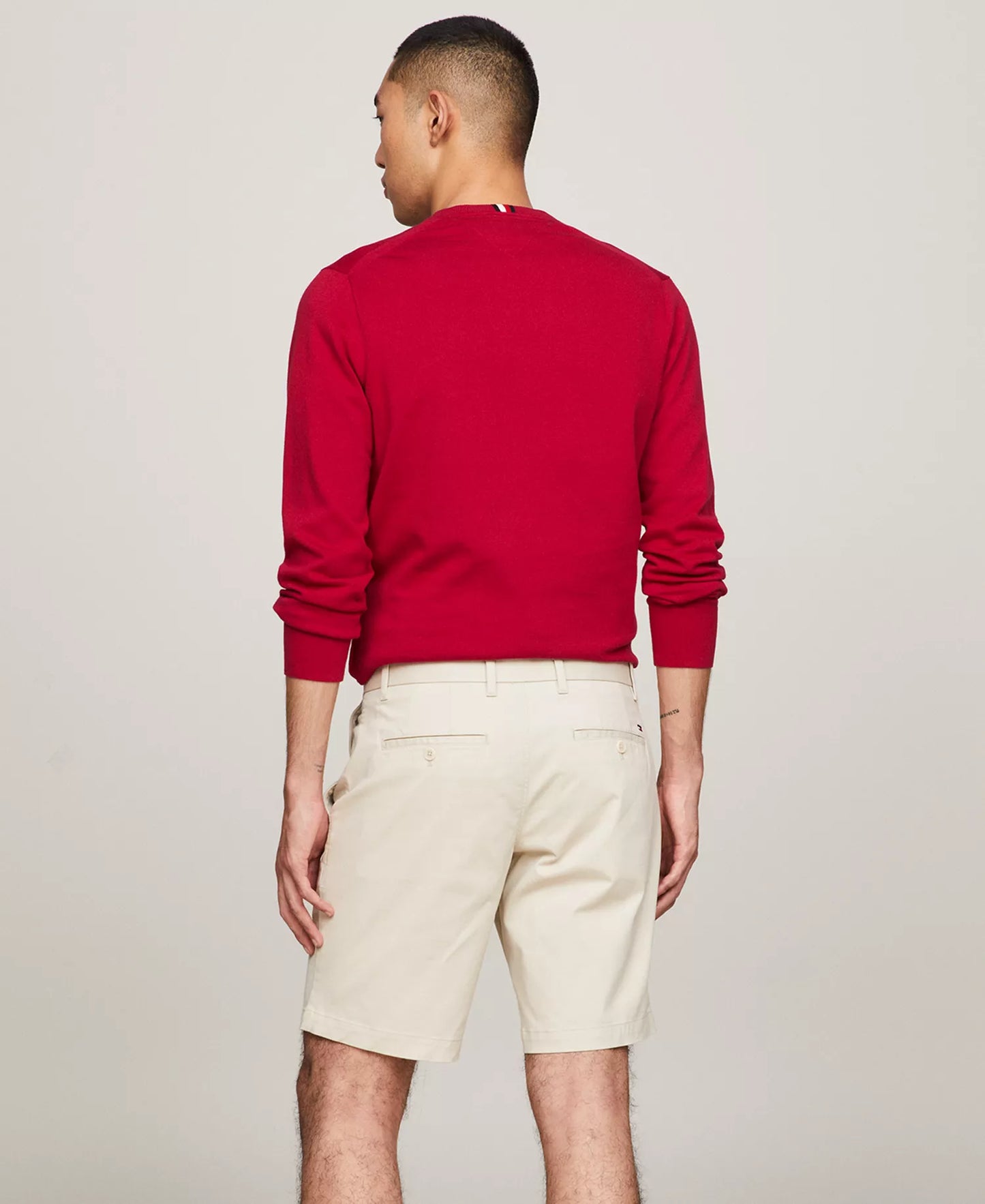 Tommy Hilfiger Men's Brooklyn 1985 9" Shorts  Bleached Stone Size 33
