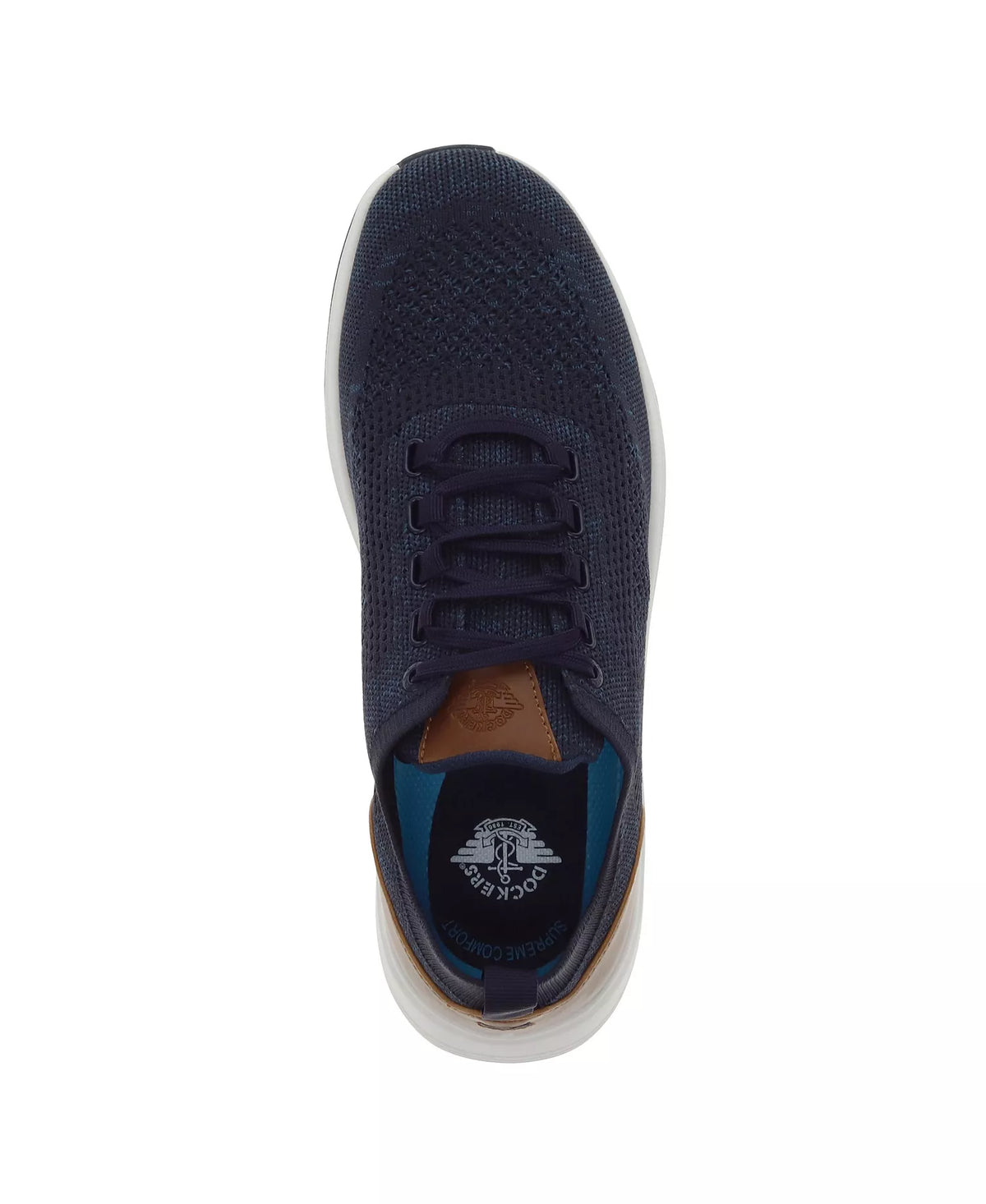 Dockers Men's Bardwell Athletic Sneakers  Navy/Tan Size 10.5