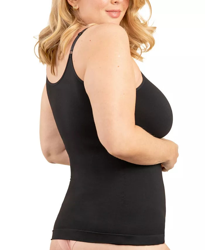 Shapermint Essentials Women's All Day Every Day Scoop Neck Cami  Black Size L