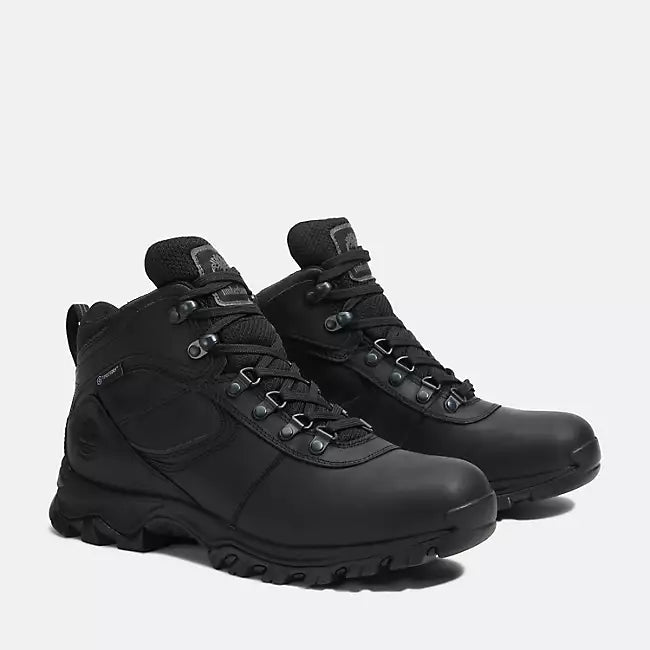Timberland Men's Mt. Major II Mid Waterproof Boot  Color Black Full Grain Size 11.5M