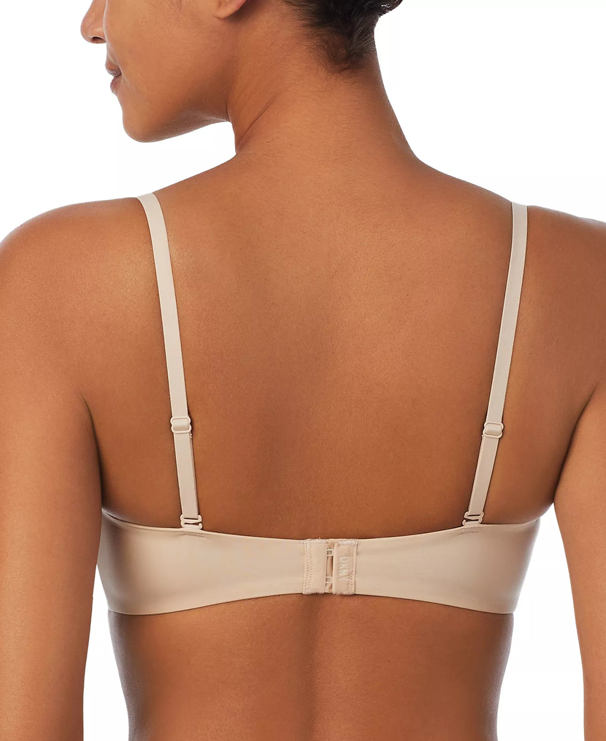 DKNY Women's Smooth Essentials Strapless Bra  Cashmere Size 38DD