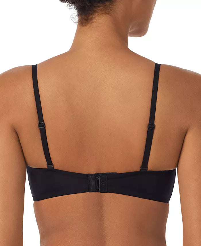 DKNY Women's Smooth Essentials Strapless Bra  Black Size 38DD