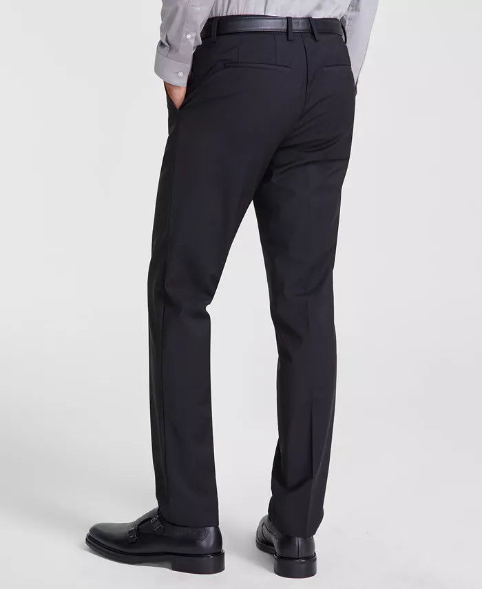 Hugo Boss Men's Slim-Fit Superflex Stretch Solid Suit Pants  Color Black W32xL32