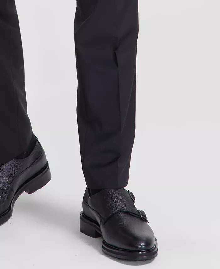 Hugo Boss Men's Slim-Fit Superflex Stretch Solid Suit Pants  Color Black W32xL32
