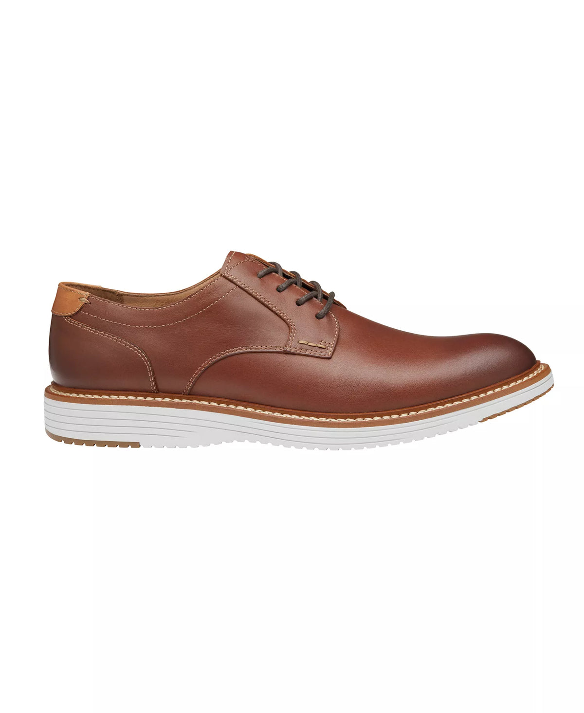 Johnston & Murphy Men's Hodges Plain Toe Shoes  Tan Full Grain Size 9