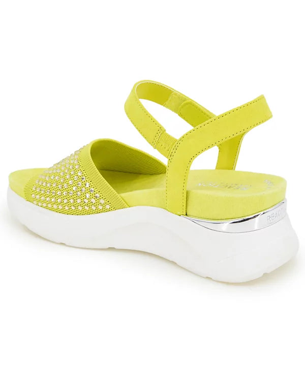 Kenneth Cole Reaction Women's Hera Sandals  Lime Zest Jewel Size 8