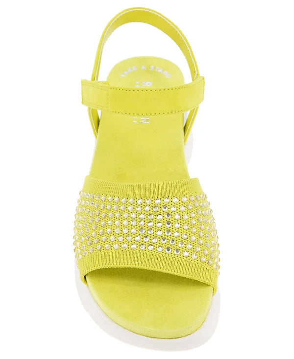 Kenneth Cole Reaction Women's Hera Sandals  Lime Zest Jewel Size 8