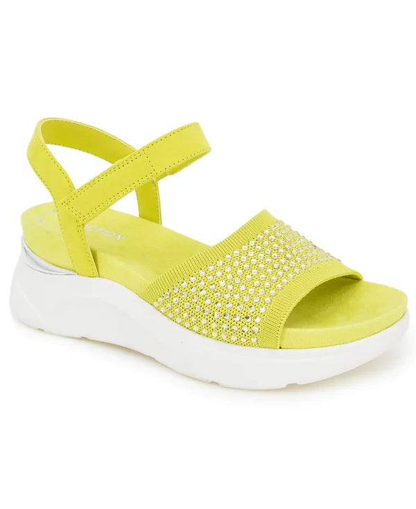 Kenneth Cole Reaction Women's Hera Sandals  Lime Zest Jewel Size 8