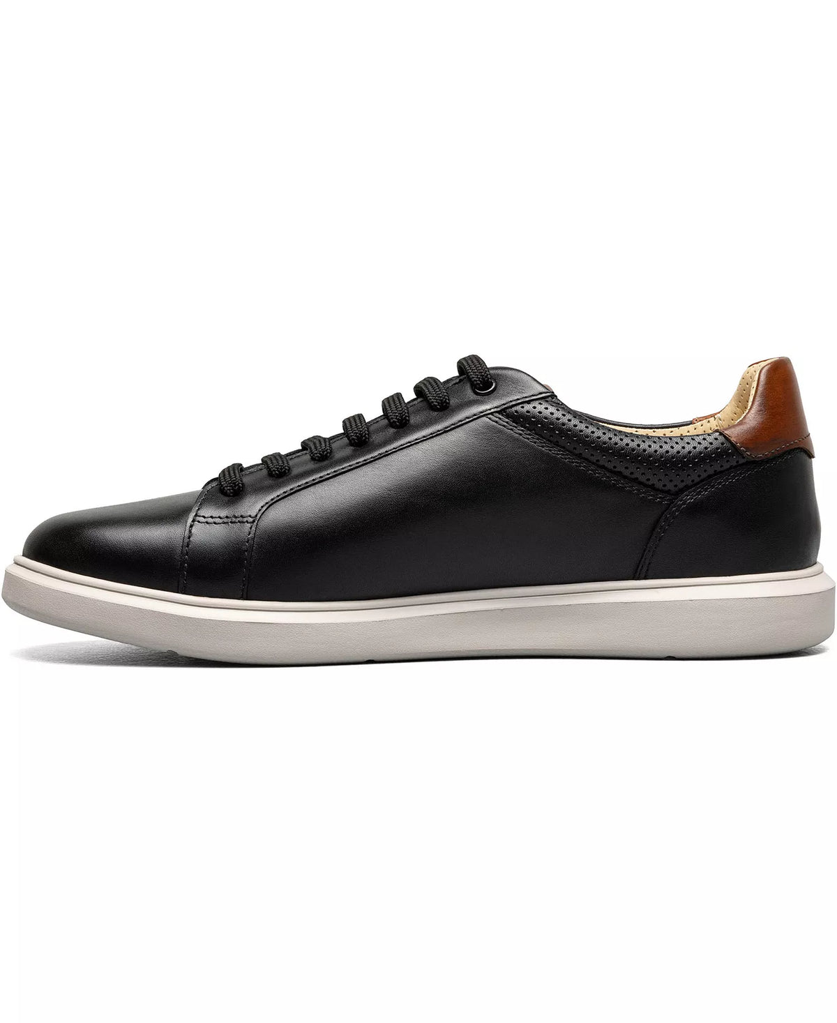 Florsheim Men's Social Lace to Toe Sneakers  Black Size 10.5