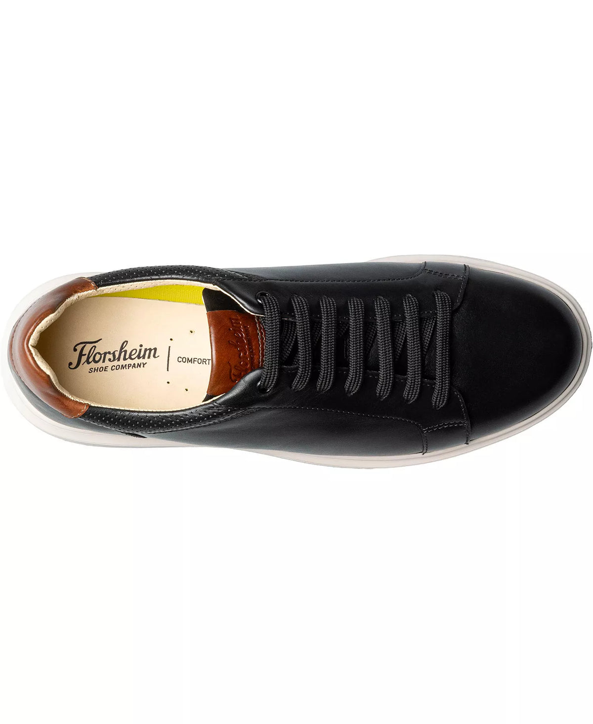Florsheim Men's Social Lace to Toe Sneakers  Black Size 10.5