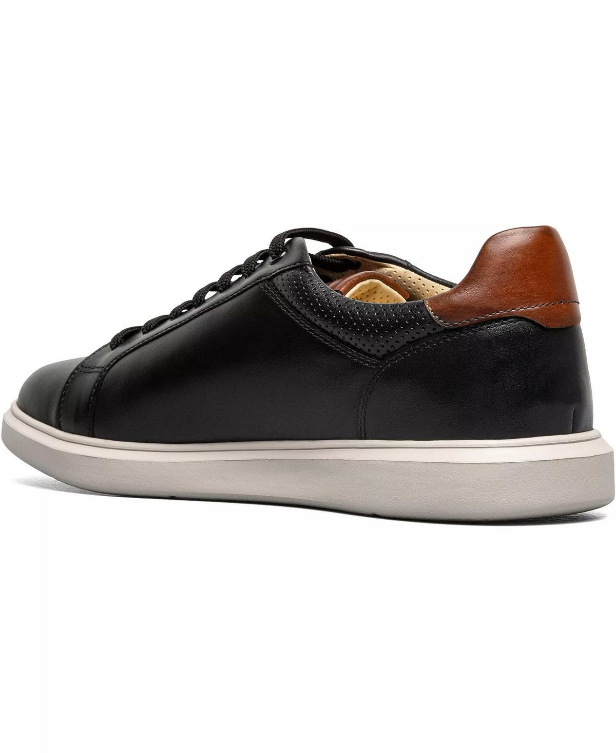 Florsheim Men's Social Lace to Toe Sneakers  Black Size 10.5