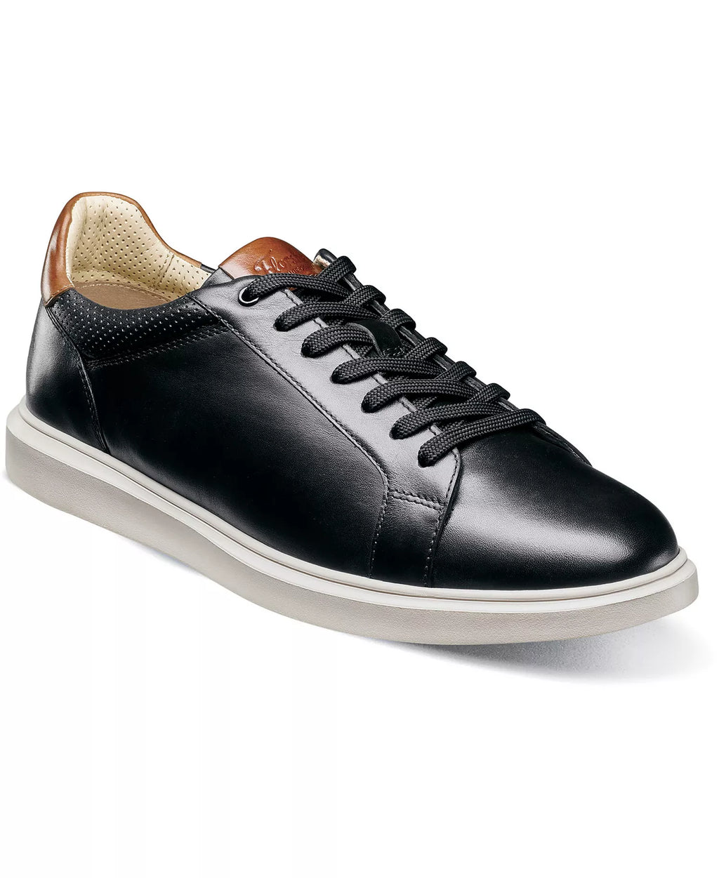 Florsheim Men's Social Lace to Toe Sneakers  Black Size 10.5