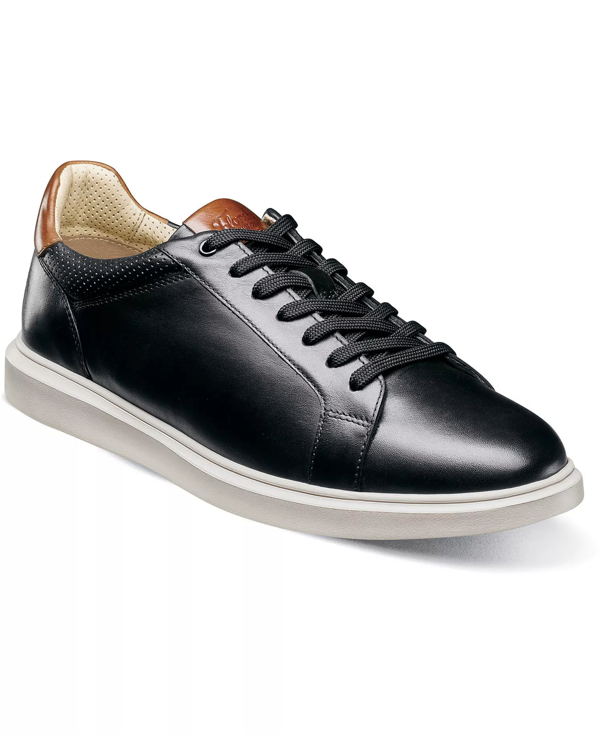 Florsheim Men's Social Lace to Toe Sneakers  Black Size 10.5