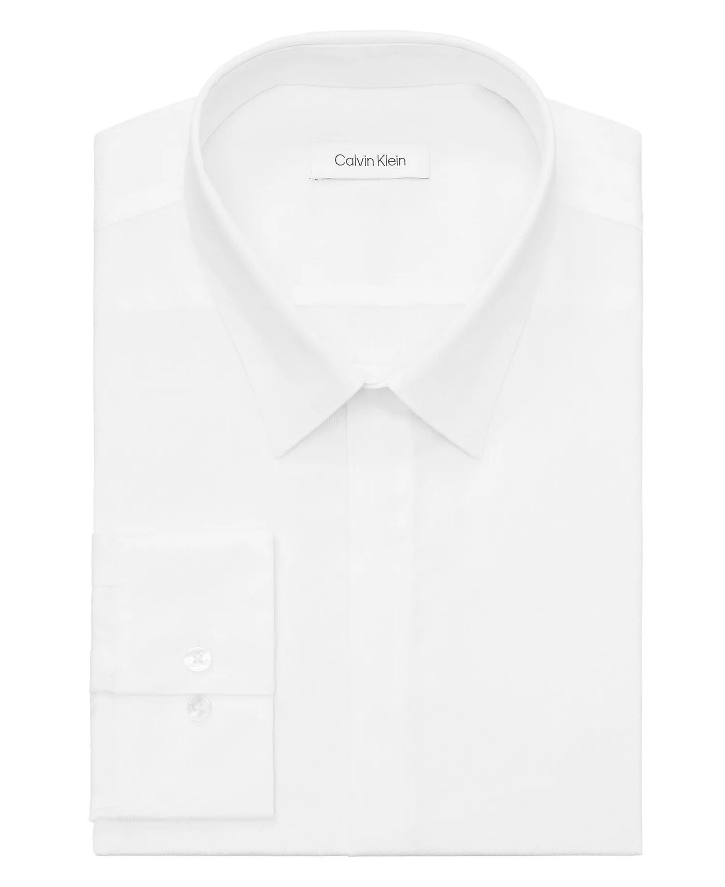 Calvin Klein Men's Regular-Fit Infinite Color Dress Shirt  White 17 34/35