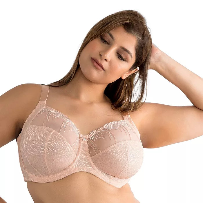 PARFAIT Women's Pearl Unlined Full Busted Bra  Cameo Rose Size 38DD
