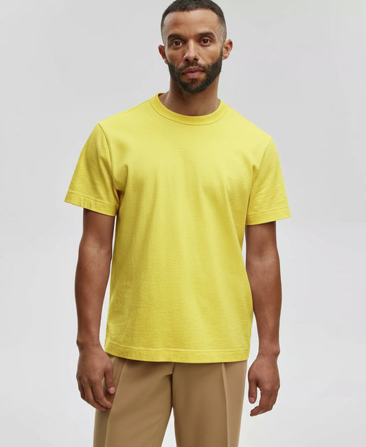 Mode of One Men's Regular-Fit T-Shirt  Lemon Sun Size XL