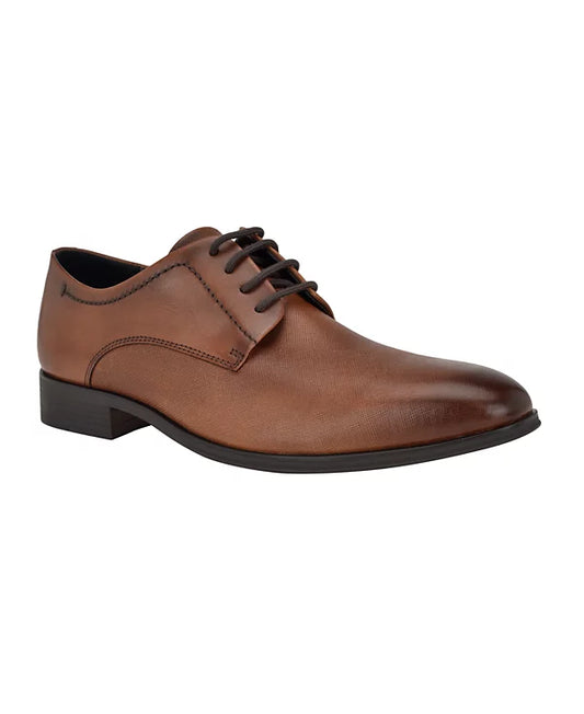 Calvin Klein Men's Dearl Lace-Up Dress Loafers  Medium Brown Size 10