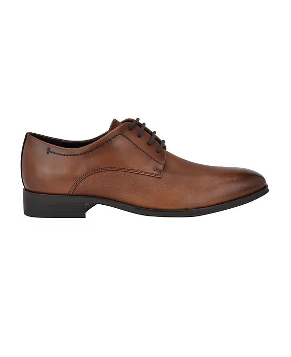 Calvin Klein Men's Dearl Lace-Up Dress Loafers  Medium Brown Size 10