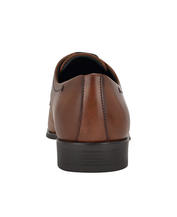 Calvin Klein Men's Dearl Lace-Up Dress Loafers  Medium Brown Size 10