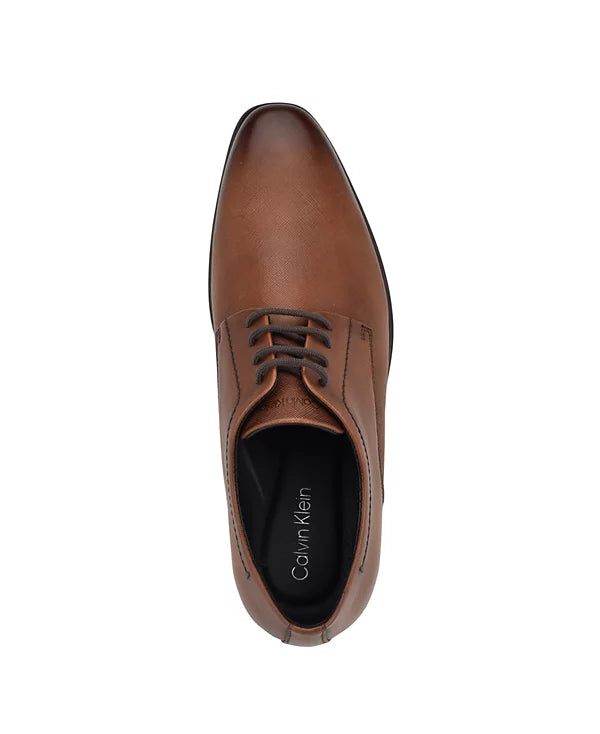 Calvin Klein Men's Dearl Lace-Up Dress Loafers  Medium Brown Size 10