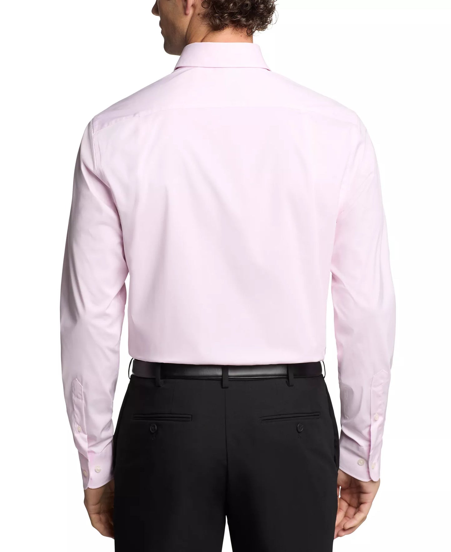 Tommy Hilfiger Men's Regular-Fit THFlex Stretch Dress Shirt  Classic Pink Size XL 17.5 36/37