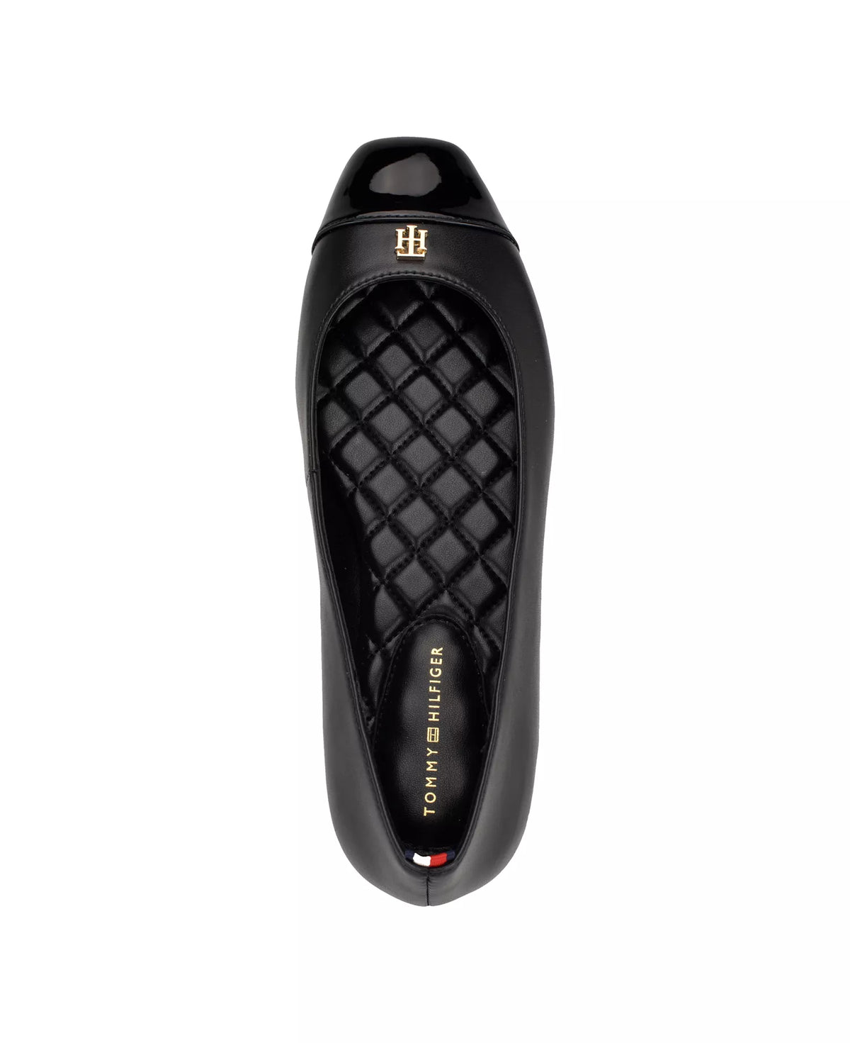 Tommy Hilfiger Women's Bekim Cap Toe Ballet Flats  Black Size 9.5