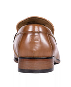 Tommy Hilfiger Men's Speer Slip On Dress Loafers  Cognac Size 12