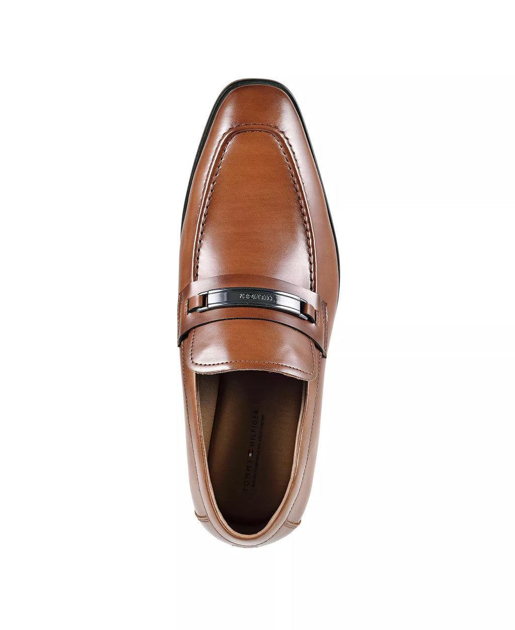 Tommy Hilfiger Men's Speer Slip On Dress Loafers  Cognac Size 12