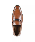 Tommy Hilfiger Men's Speer Slip On Dress Loafers  Cognac Size 12