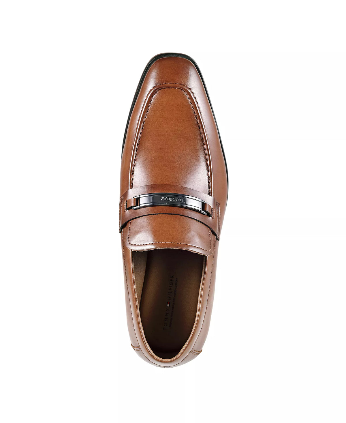 Tommy Hilfiger Men's Speer Slip On Dress Loafers  Cognac Size 12