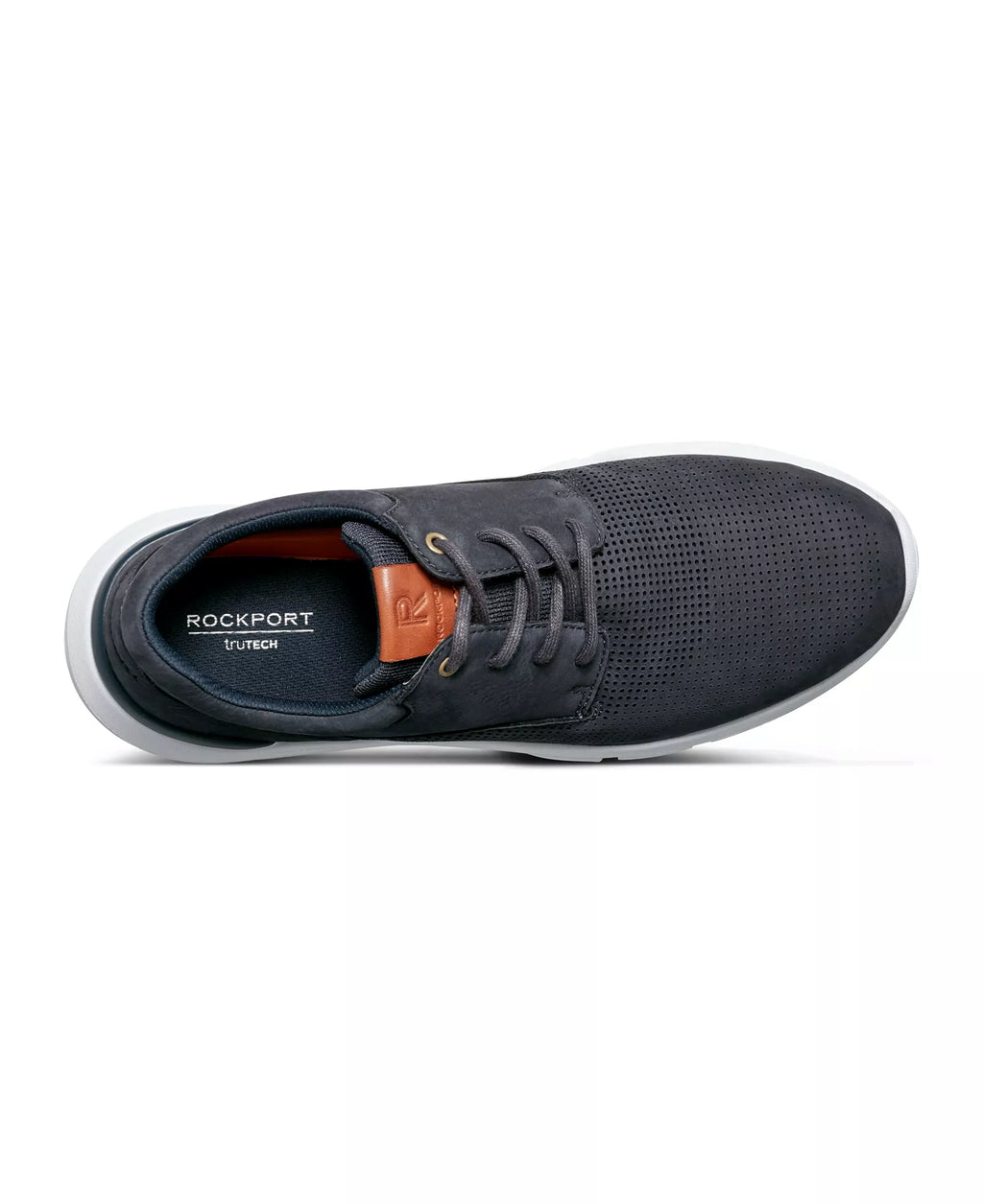 Rockport Men's Jaimie Casual Sneakers  Dark Blue Leather Size 10.5W