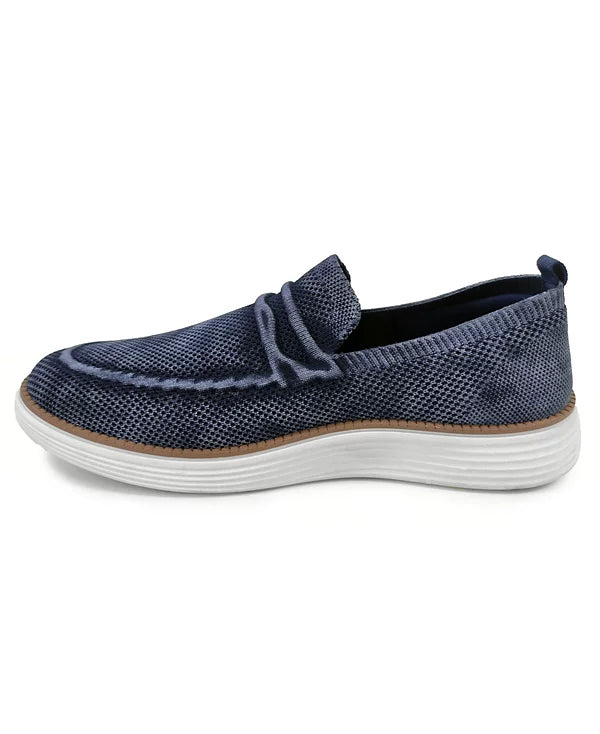 Akademiks Men's Dayton Slip-On Loafer  Navy Size 9