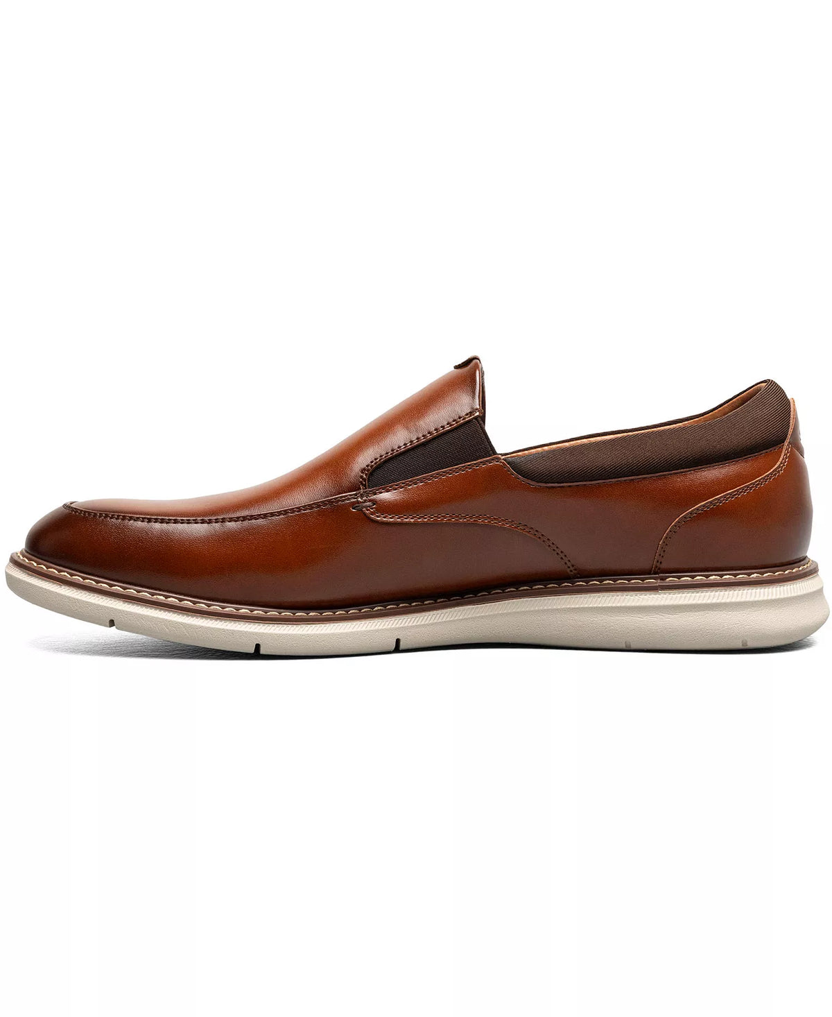 Nunn Bush Men's Chase Moc Toe Slip On  Cognac Multi Size 10