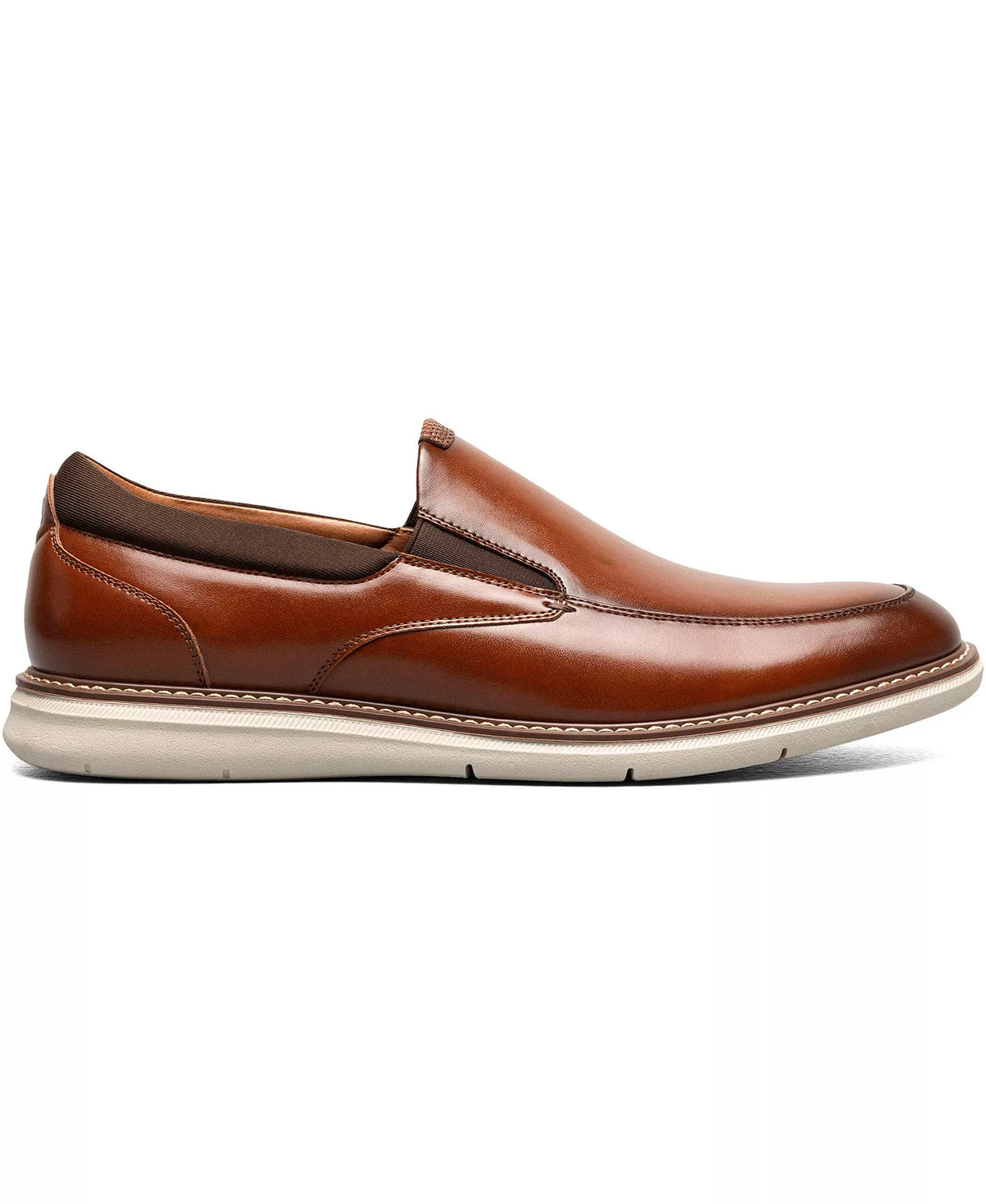 Nunn Bush Men's Chase Moc Toe Slip On  Cognac Multi Size 10