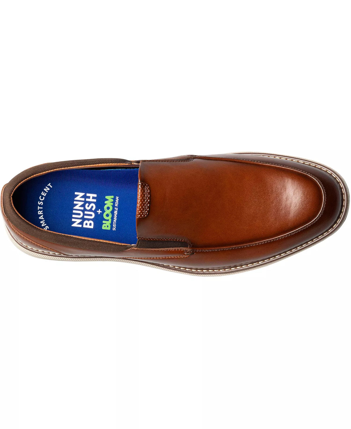Nunn Bush Men's Chase Moc Toe Slip On  Cognac Multi Size 10