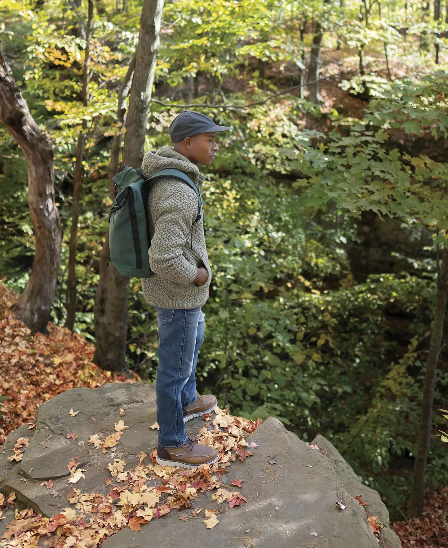 Nunn Bush Men's Karnak Moc Toe Boots  Tan/Charcoal Size 7